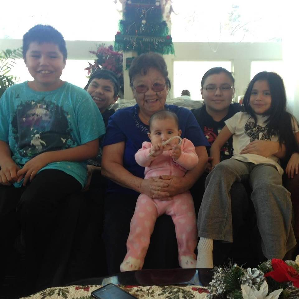 With grandchildren